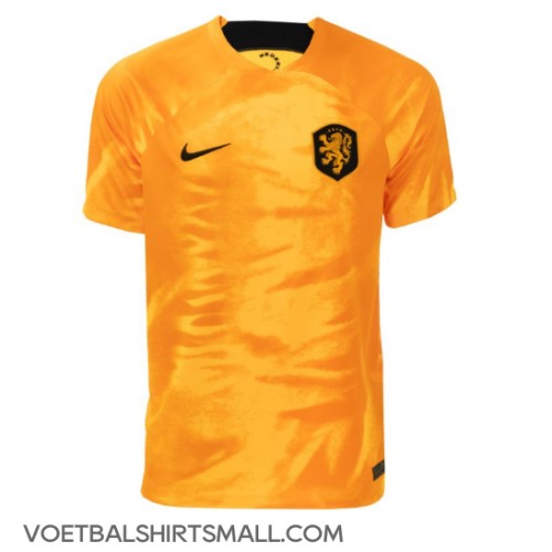 Nederland Voetbalkleding Thuisshirt WK 2022 Korte Mouwen
